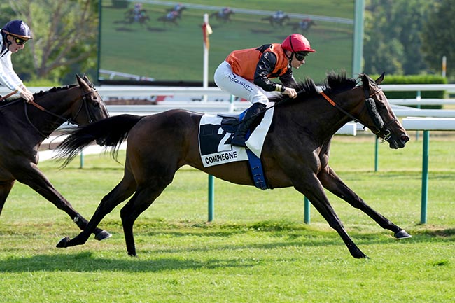 Photo d'arrivée de la course pmu PRIX DE BONNEUIL-EN-VALOIS à COMPIEGNE le Vendredi 10 juillet 2026