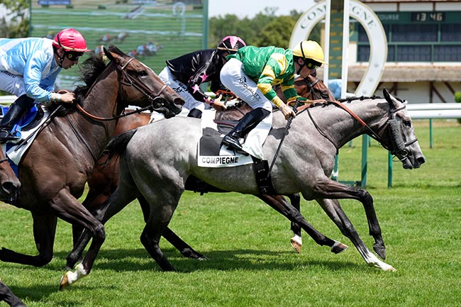 Photo d'arrivée de la course pmu PRIX DES FUTAIES à COMPIEGNE le Vendredi 10 juillet 2026