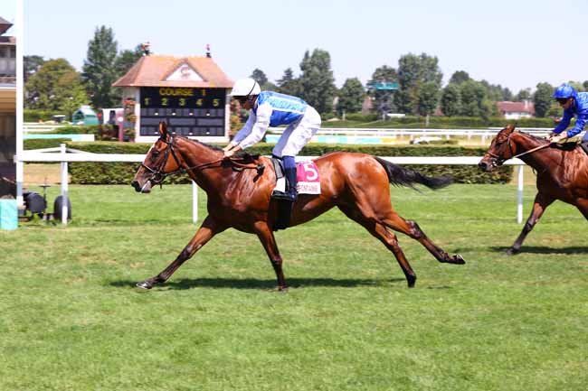 Photo d'arrivée de la course pmu PRIX DE LA CLINIQUE VALERE-BOUTIN (PRIX VIRUNGA) à CLAIREFONTAINE le Samedi 11 juillet 2026