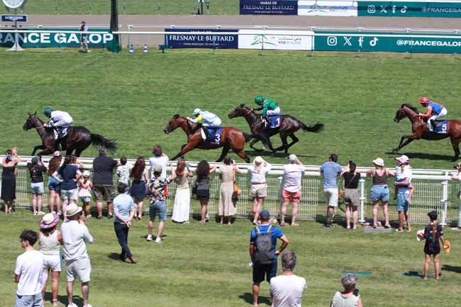 Photo d'arrivée de la course pmu HARAS DE FRESNAY-LE-BUFFARD PRIX DE TANCARVILLE à DEAUVILLE le Dimanche 12 juillet 2026