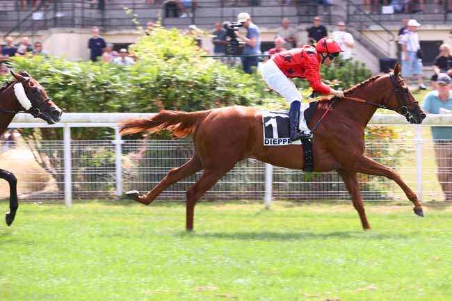 Photo d'arrivée de la course pmu PRIX DE LA TOUR AUX CRABES à DIEPPE le Lundi 13 juillet 2026