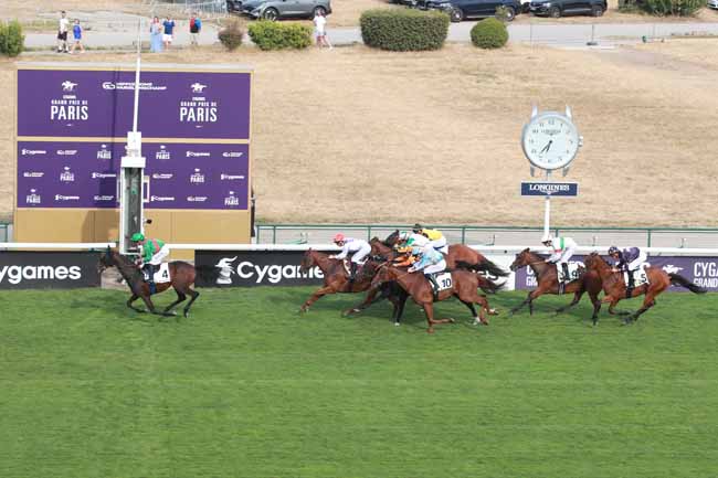 Arrivée quinté pmu CYGAMES HANDICAP DE LA FETE NATIONALE à LONGCHAMP