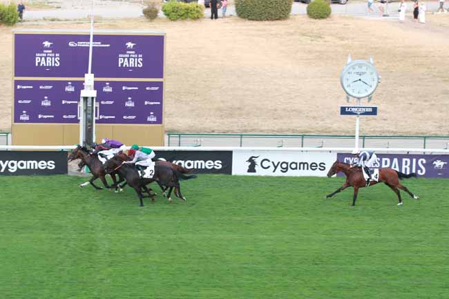 Photo d'arrivée de la course pmu CYGAMES GRAND PRIX DE PARIS à LONGCHAMP le Mardi 14 juillet 2026