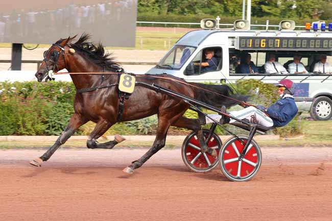 Photo d'arrivée de la course pmu PRIX JEAN BALLIERE (PRIX DES HETRES) à CABOURG le Vendredi 31 juillet 2026