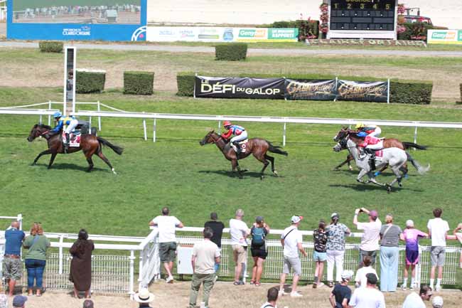 Photo d'arrivée de la course pmu CHEZ ALAIN - TROUVILLE (PRIX PREVITHAL FEGENTRI WORLD CHAMPIONSHIP FOR LADY-RIDERS) à CLAIREFONTAINE le Samedi 1 août 2026