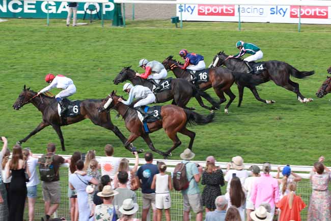 Photo d'arrivée de la course pmu PRIX DE CAGNY à DEAUVILLE le Dimanche 2 août 2026