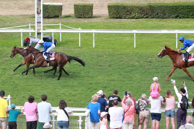Photo d'arrivée de la course pmu MOUTON AVRANCHIN - PRIX LADY BERRY à CLAIREFONTAINE le Lundi 3 août 2026