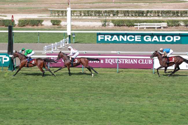Photo d'arrivée de la course pmu DOHA CUP (PRIX MANGANATE) à DEAUVILLE le Mardi 4 août 2026