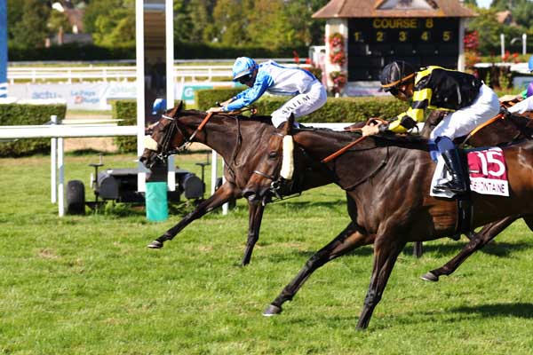 Photo d'arrivée de la course pmu LES FRANCISCAINES DEAUVILLE (PRIX DES BOCAGES) à CLAIREFONTAINE le Vendredi 7 août 2026