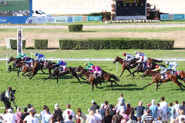 Arrivée quinté pmu PRIX GENYBET SUPER TOP 5 (PRIX DE LA COTE DE NACRE) à CLAIREFONTAINE