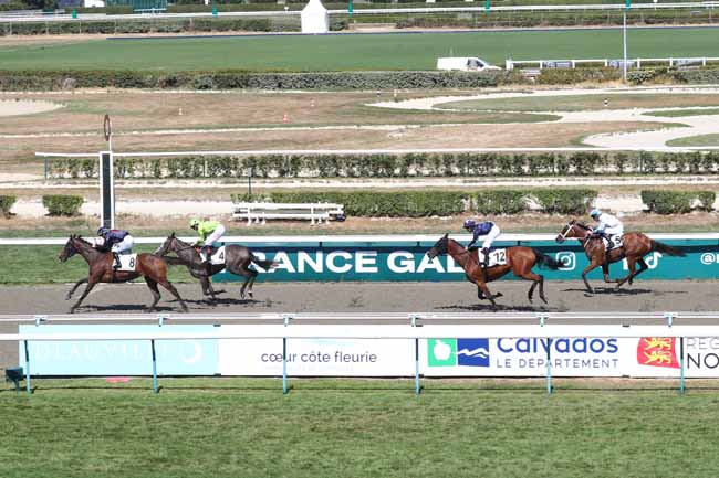 Photo d'arrivée de la course pmu PRIX DE CAMPIGNY à DEAUVILLE le Mardi 11 août 2026