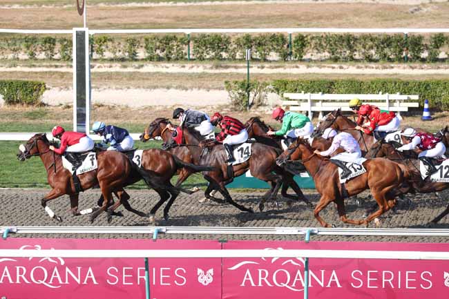 Photo d'arrivée de la course pmu PRIX DE LA MAISON DES QUATRANS à DEAUVILLE le Jeudi 13 août 2026