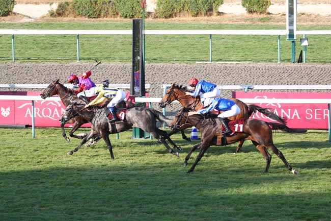 Photo d'arrivée de la course pmu ARQANA SERIES DES 3 ANS à DEAUVILLE le Jeudi 13 août 2026