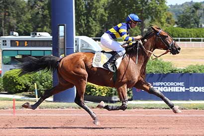 Photo d'arrivée de la course pmu PRIX DE LA PORTE D'ORLEANS à ENGHIEN le Jeudi 13 août 2026
