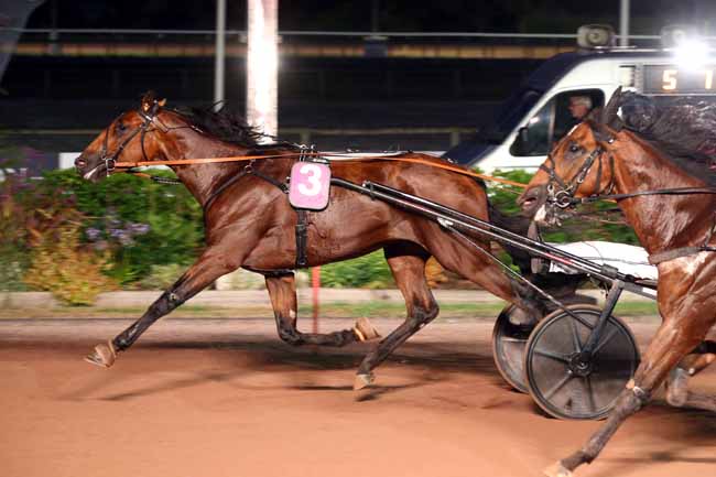 Photo d'arrivée de la course pmu PRIX DES 20 ANS DE RADIO BALANCES à CABOURG le Vendredi 14 août 2026