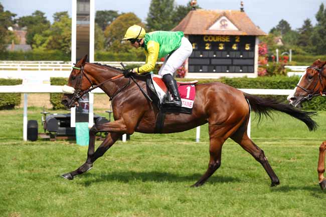 Photo d'arrivée de la course pmu PRIX C'EST VENDREDI J'ECOUTE RADIO BALANCES (PRIX MICHEL DE GIGOU) à CLAIREFONTAINE le Vendredi 14 août 2026