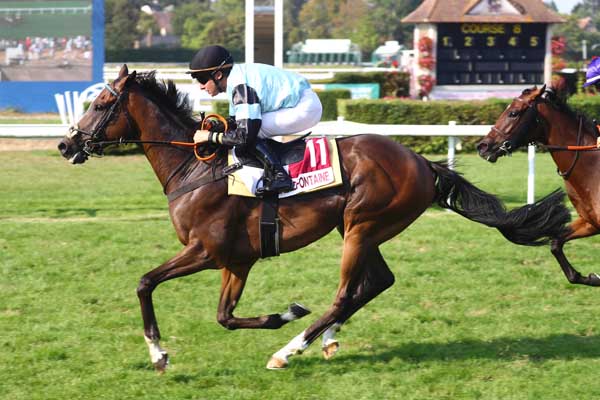 Photo d'arrivée de la course pmu PRIX EQUIDARMOR (PRIX DES OEILLETS) à CLAIREFONTAINE le Vendredi 14 août 2026