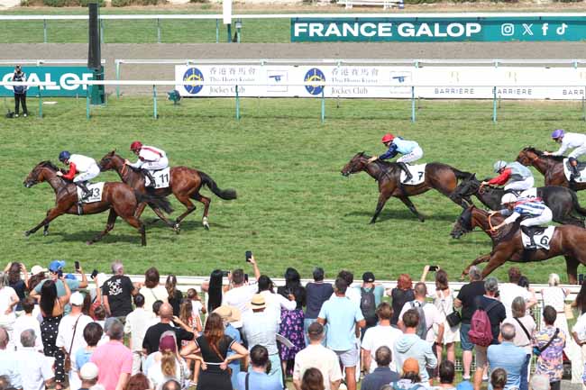 Arrivée quinté pmu PRIX DU CHAMP DURAND HONG KONG JOCKEY CLUB à DEAUVILLE