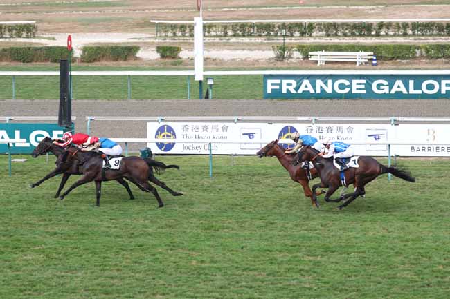 Photo d'arrivée de la course pmu PRIX GONTAUT-BIRON HONG KONG JOCKEY CLUB à DEAUVILLE le Samedi 15 août 2026
