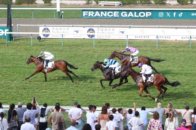 Photo d'arrivée de la course pmu PRIX DES HAUTES MOTTES à DEAUVILLE le Samedi 15 août 2026