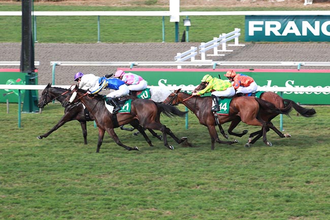 Photo d'arrivée de la course pmu THE AGA KHAN STUDS PRIX DE NOROLLES à DEAUVILLE le Dimanche 16 août 2026