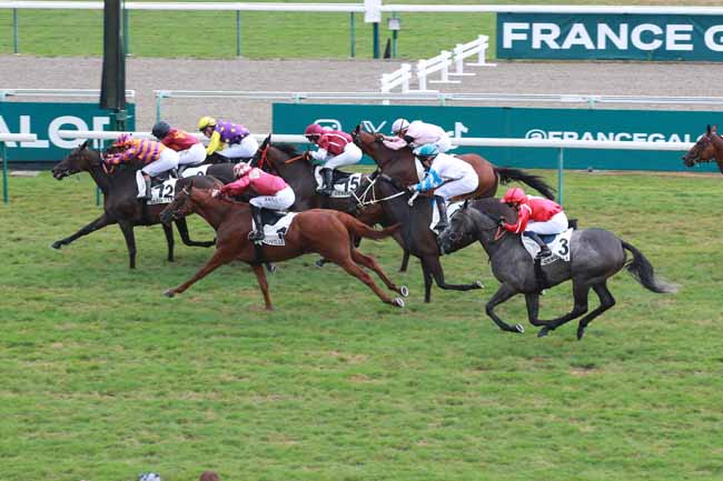 Photo d'arrivée de la course pmu PRIX DU MANOIR QUINQUENGROGNE à DEAUVILLE le Mardi 18 août 2026