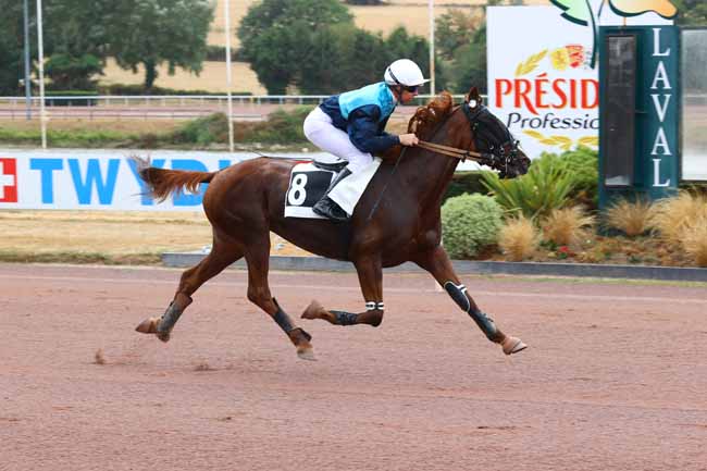 Photo d'arrivée de la course pmu PRIX DE CHATEAUMEILLANT à LAVAL le Mercredi 19 août 2026