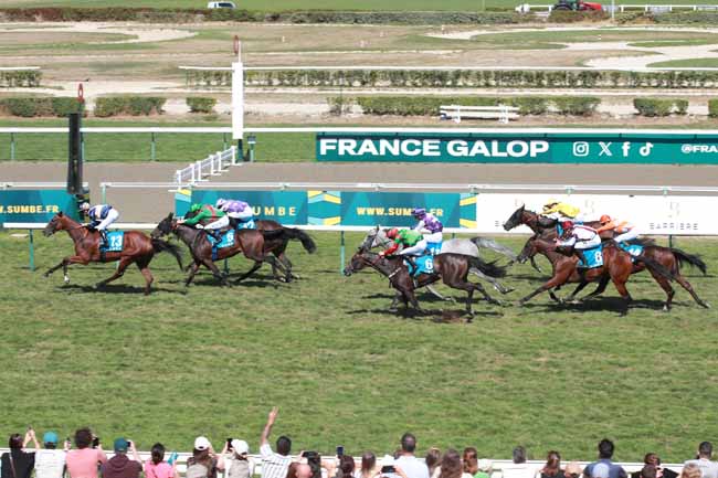 Arrivée quinté pmu SUMBE GRAND HANDICAP à DEAUVILLE