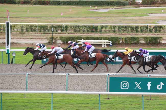 Photo d'arrivée de la course pmu PRIX DE LA VILLA MORS à DEAUVILLE le Jeudi 27 août 2026