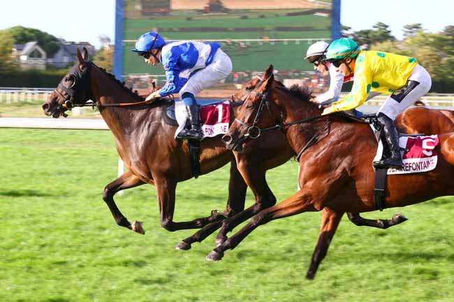Photo d'arrivée de la course pmu PRIX DU JURY DE LA REVELATION (PRIX DE JERSEY) à CLAIREFONTAINE le Samedi 29 août 2026