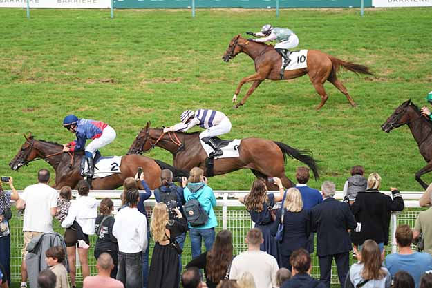 Photo d'arrivée de la course pmu PRIX HOTEL BARRIERE LE ROYAL DEAUVILLE à DEAUVILLE le Dimanche 30 août 2026