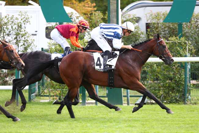 Photo d'arrivée de la course pmu PRIX DE LA CHAPELLE SAINT-PIERRE à CHANTILLY le Vendredi 4 septembre 2026