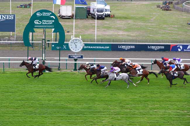 Photo d'arrivée de la course pmu PRIX DE VERDERONNE à CHANTILLY le Vendredi 4 septembre 2026