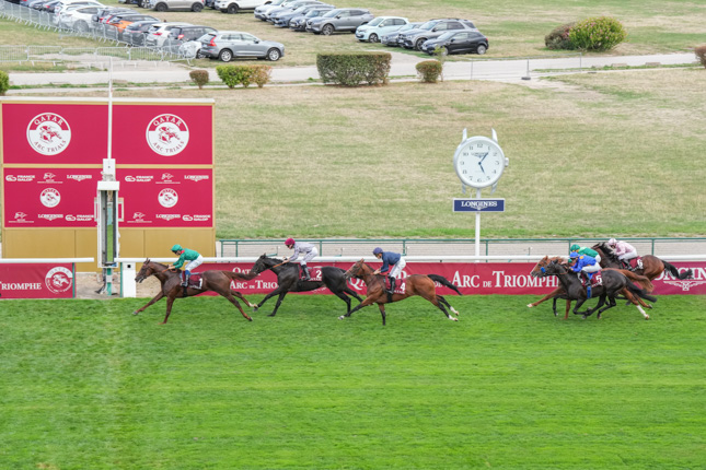 Photo d'arrivée de la course pmu QATAR PRIX NIEL à LONGCHAMP le Dimanche 6 septembre 2026