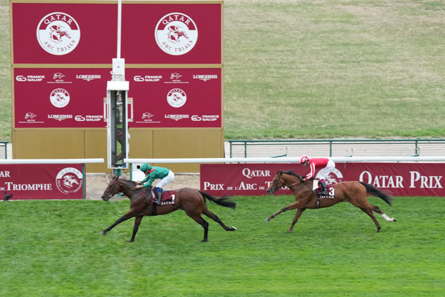 Photo d'arrivée de la course pmu QATAR PRIX FOY à LONGCHAMP le Dimanche 6 septembre 2026