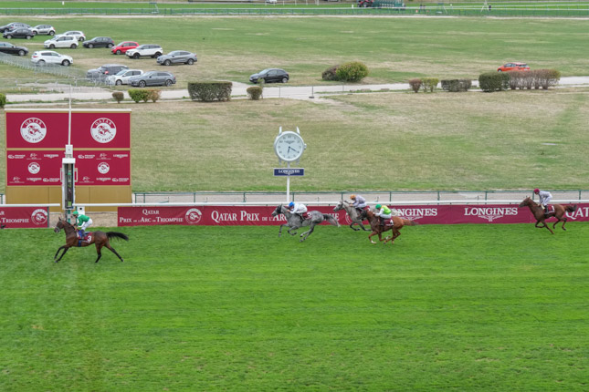 Photo d'arrivée de la course pmu QATAR CUP - PRIX DRAGON à LONGCHAMP le Dimanche 6 septembre 2026