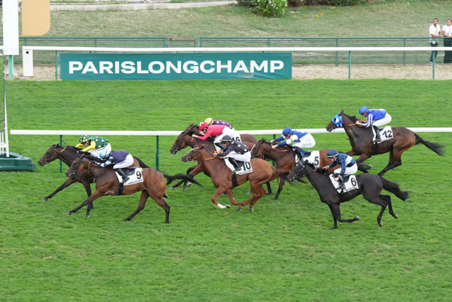 Photo d'arrivée de la course pmu PRIX DU PASSAGE DU CHEMIN VERT à LONGCHAMP le Dimanche 13 septembre 2026