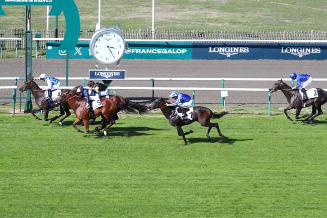 Photo d'arrivée de la course pmu PRIX DES AIGLES - FONDS EUROPEEN DE L'ELEVAGE à CHANTILLY le Lundi 14 septembre 2026