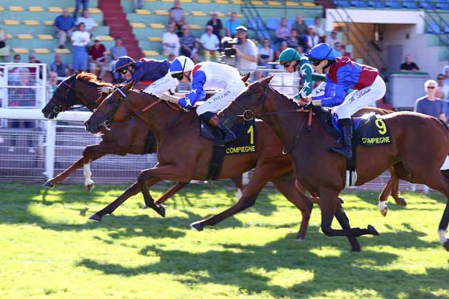 Photo d'arrivée de la course pmu PRIX DE PONT-SAINT-MAXENCE à COMPIEGNE le Mardi 15 septembre 2026
