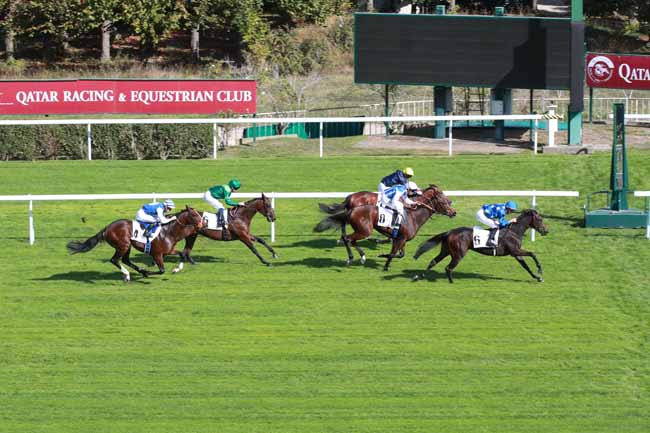 Photo d'arrivée de la course pmu PRIX DE CONDE JOCKEY CLUB DE TURQUIE à SAINT CLOUD le Vendredi 2 octobre 2026