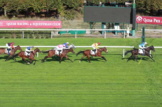 Photo d'arrivée de la course pmu PRIX MATCHEM à SAINT CLOUD le Vendredi 2 octobre 2026