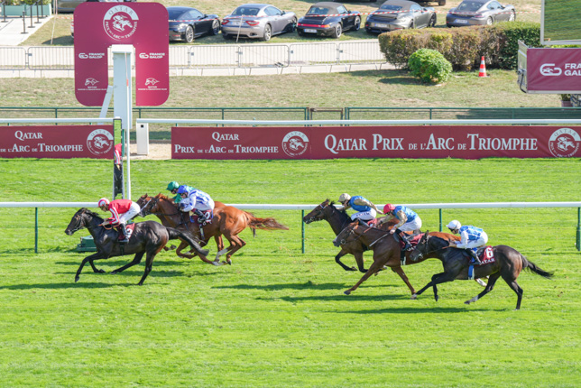 Photo d'arrivée de la course pmu QATAR PRIX DOLLAR à LONGCHAMP le Samedi 3 octobre 2026