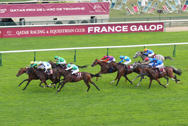 Arrivée quinté pmu QATAR PRIX DE LA PLACE DES VOSGES à LONGCHAMP