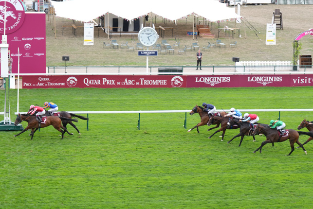 Photo d'arrivée de la course pmu QATAR PRIX DU CADRAN à LONGCHAMP le Samedi 3 octobre 2026