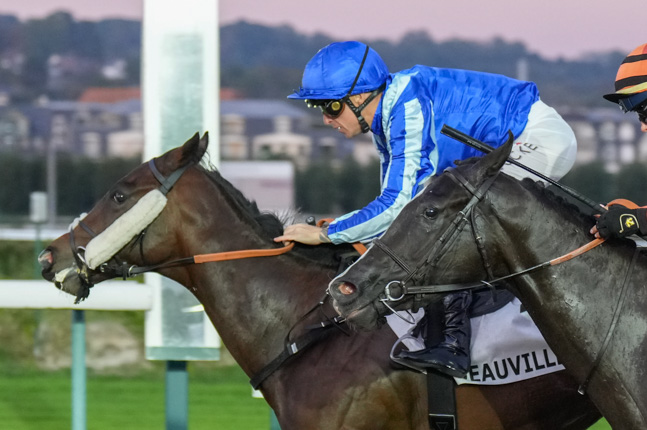 Photo d'arrivée de la course pmu PRIX DE CAGNES-SUR-MER à DEAUVILLE le Lundi 5 octobre 2026