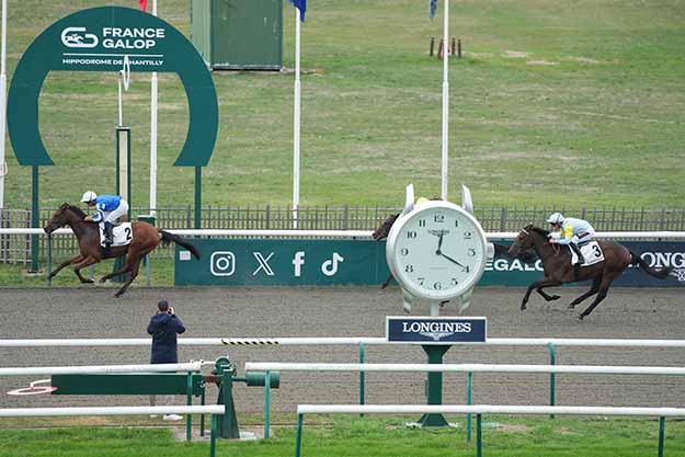 Photo d'arrivée de la course pmu PRIX DU GRAND VIVIER à CHANTILLY le Mercredi 7 octobre 2026