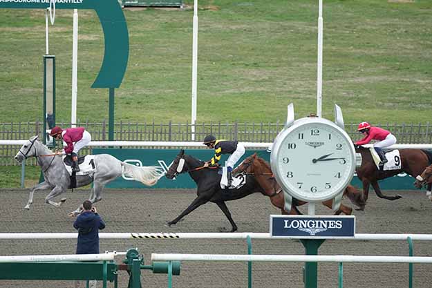 Photo d'arrivée de la course pmu PRIX DU BOIS LARIS à CHANTILLY le Mercredi 7 octobre 2026