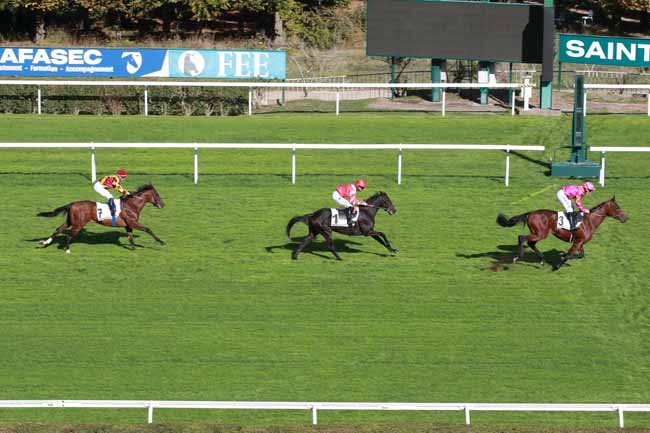 Photo d'arrivée de la course pmu PRIX D'ECQUEVILLY à SAINT CLOUD le Jeudi 8 octobre 2026