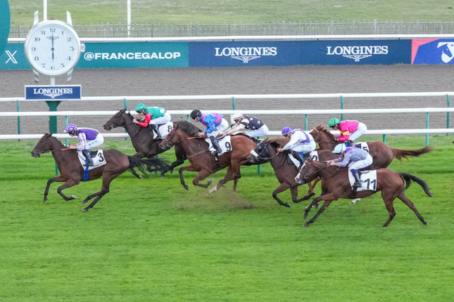Photo d'arrivée de la course pmu PRIX DE LA COLLERAIE à CHANTILLY le Samedi 10 octobre 2026