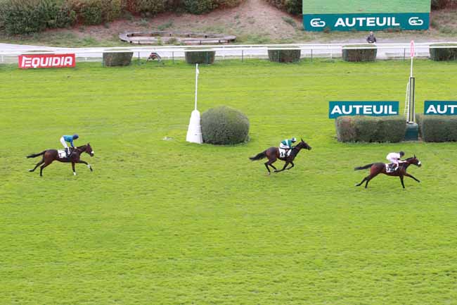 Photo d'arrivée de la course pmu PRIX NOIRO à AUTEUIL le Dimanche 11 octobre 2026